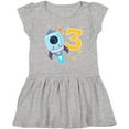 thumbnail image 3 of Inktastic Rocket Space Ship Happy Third Birthday Girls Toddler Dress, 3 of 5