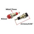 thumbnail image 2 of Bnafes 2 Mm Hembra Extendida Poste De Unión Enchufe De Aleación Panel Terminal Conector Banana Jack Negro Y Rojo Paquete De 12, 2 of 3