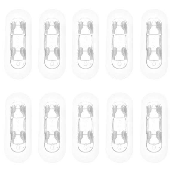 unbranded 10 Pcs Appliance Cord Organizer Stick on for Appliances Wire Ties Organizers Transparent