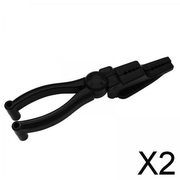 Paquete de 2-6 alicates para sujetar uñas, herramienta fijadora de tornillos, soporte portátil para uñas para 2 piezas