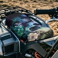 thumbnail image 2 of Uorisanigo ATV Seat Cover Floral Skull Four Wheeler Accessories Powersports Seat Covers Elastic Polyester Fabric Breathable Padded Protectors Water-Resistant for Most ATV, 2 of 7