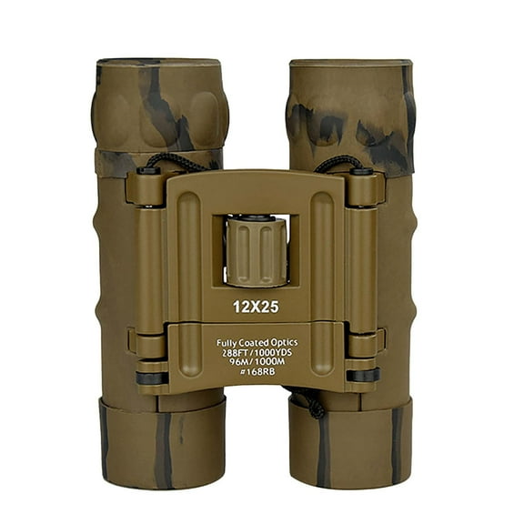 Anckoeil 12*25 Binoculars High Magnification High Definition Night Vision Mini Telescope