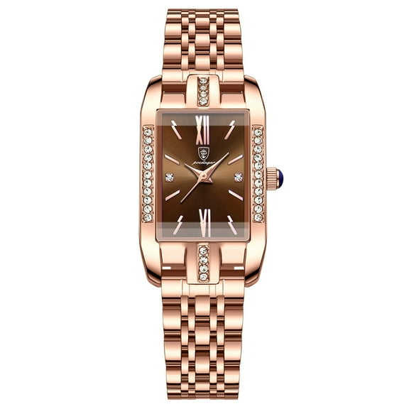 Women Watch Fashion Gold Diamond Analog Quartz Female Watch for Women Luxury Dress Ladies Stainless Steel Waterproof Wrist Watches