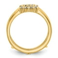 thumbnail image 2 of Solid 14k Yellow Gold Diamond Guard Size 8 (.225 cttw.), 2 of 3