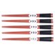 thumbnail image 2 of 5 pares de palillos de madera, línea enredada, palillos de sushi antideslizantes para hotel, hogar, restaurante, negro, 2 of 8