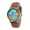 Brown, variant on Travel The World Watch Cool Unique Airplane Moving Flying World Map Watch with Black Jeans Color Watch Band Women Men Watch Small Wrist(Brown)