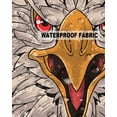 thumbnail image 5 of Pack of 2 Outdoor Pillow Covers, Rustic Vintage Wood Grain Board Brown American Flag and Eagle White Waterproof Square Throw Pillowcase Cushion Decorative Pillow Covers for Couch Patio Tent, 24x24 in, 5 of 6