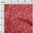 thumbnail image 2 of oneOone Polyester Spandex Red Fabric Abstract Floral Diy Clothing Quilting Fabric Print Fabric By Yard 56 Inch Wide, 2 of 4