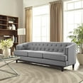 thumbnail image 4 of Modway Coast Modern Upholstered Polyester Fabric Sofa in Light Gray, 4 of 6