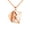 Rose Gold, variant on Envelope Love Message Necklace - Fashionable Women's Metal Pendant with "Love You" Engraved, Romantic Gift
