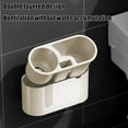 thumbnail image 3 of Vggrvlo 2 in 1 Toilet Brush and Holder Set Toilet Cleaner Brush for Deep Cleaning Under Rim Space Saving for Storage for Bathroom Cleaning, 3 of 8