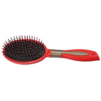Unique Bargains 1 Pcs Hair Brush Detangling Brush for Women and Men Hair Brush for Straight Curly Plastic Red