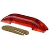 Grote 45382 Red Turtleback Thin-Line Single-Bulb Clearance Marker Light