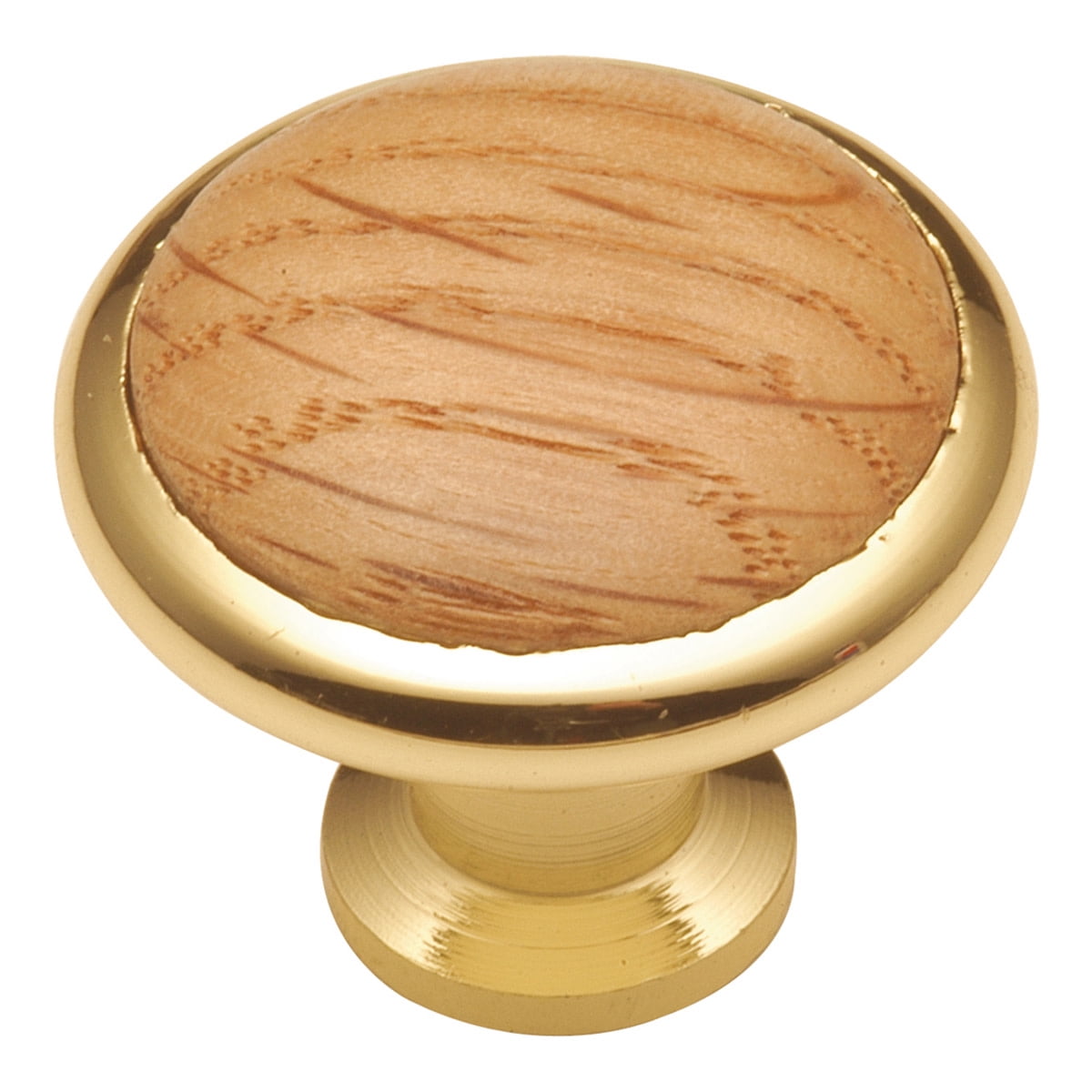 Hickory Hardware P427OAK 1.37 In. Wood grain Oak Knob
