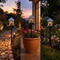 thumbnail image 4 of Solar Resin House Ground Mounted Lamp Outdoor Waterproof LED Lamp, 4 of 6