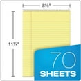 thumbnail image 3 of Docket Ruled Wirebound Pad With Cover, Wide/legal Rule, Blue Cover, 70 Canary-Yellow 8.5 X 11.75 Sheets | Bundle of 5 Each, 3 of 7