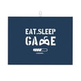 thumbnail image 1 of Microfiber Drying Mat, Eat Sleep Game Print Dish Drying Mat for Kitchen Counter, 18 x 24 inches Blue, 1 of 9