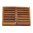 thumbnail image 1 of Pies de madera Talón ador Rodillo Herramientas de para pies cansados Relajación Antideslizante 8 filas jinwen masajeador de rodillos, 1 of 8