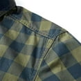 thumbnail image 4 of WREESH Men's Plaid Shirt Jacket - Lightweight Open Front Design with Utility Pockets, Versatile Layering for Spring/Fall, 4 of 6