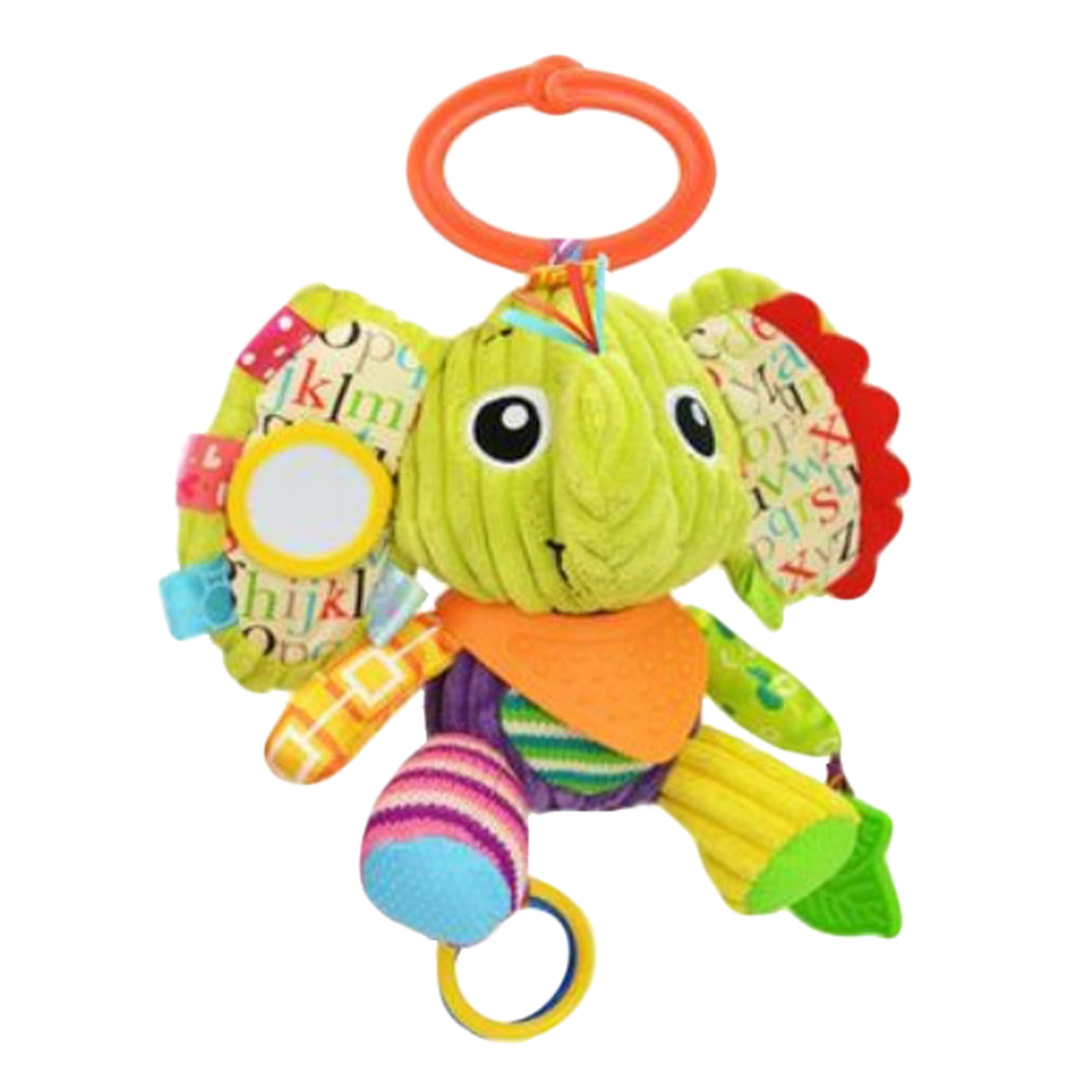 Toddlers for Babies Baby Soft Rattle Ball Plush Stuffed Animal Multi Sensory Toy Green Frog Infants Baby Sensory Ball with Chiming Bell 