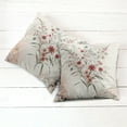 thumbnail image 4 of Ambesonne Minimal Flowers Throw Pillow Cover Pack of 2, Wildflowers Meadow, 2 Pcs-26"x16", Blush Ivory Sage Green, 4 of 5