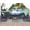 7PCS Brown&Blue, variant on 7 Pieces Wicker Outdoor Patio Furniture Set, Adjustable Backrest Sectional Conversation Sofa Set with Thick Cushions and Coffee Table, All Weather Rattan Patio Couch for Garden Deck Backyard