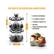 thumbnail image 4 of Especiero Xtellar Giratorio 360º  color negro,Juego 12 Frascos Acero Inoxidable, 4 of 5