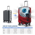thumbnail image 6 of Daiia Stylish Polar Bear Sunglasses Luggage Cover, Thickened Washable Travel Luggage Covers, Elastic Unique Baggage Covers for 18-20 inch Luggage-X-Large, 6 of 9