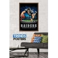 thumbnail image 2 of NFL Las Vegas Raiders – End Zone 20 Wall Poster, 22.375" x 34", Framed, 2 of 3
