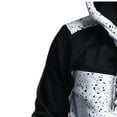 thumbnail image 4 of IROINNID Men's Hoodie Anorak Long Sleeve Contrast Color Comfy Fall Jacket Sweater Jacket, 4 of 4
