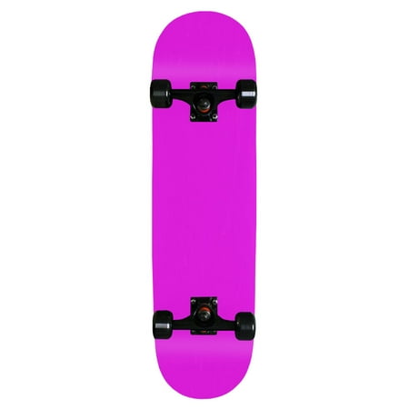 Blank Pro Complete Skateboard Neon Purple 8 Black Trucks Black