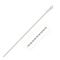 thumbnail image 1 of 2.0mm 14k White Gold Solid Diamond Cut Rope Chain 20 in, 1 of 3