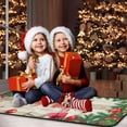 thumbnail image 5 of 2 Pcs Christmas Kitchen Rugs and Mats for Floor Non-Slip Backing Mat Merry Christmas Kitchen Decor Anti Fatigue Kitchen Rug Sets with Runner Xmas Decor (Christmas 02, 17"x47.2"+17"x30"), 5 of 6