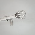thumbnail image 3 of Mainstays 1/2" Nickel Macey Cage Adjustable Curtain Rod Set, 48"-84", 3 of 6