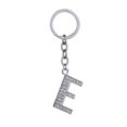 thumbnail image 1 of Up to 65% Off 26 Letters Key Ring Chain Unisex Keychain Fashion New Alphabet Keyring Gift Necklace Rings Earring Jewelry on Clearance, 1 of 1