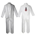 thumbnail image 3 of 23 Color 2pc Satin Vest + Bow Tie Set for Baby Toddler Teen Boy Suit Tuxedo S-7, 3 of 5