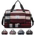 thumbnail image 1 of Juhenon Sac de Voyage en Toile Sac de Week-End avec Compartiment à Chaussures Sacs de Nuit Sac de Voyage Professionnel pour Voyage d'Affaires Sac à Main (Rouge), 1 of 13
