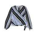 thumbnail image 1 of Blusa a rayas para mujer bar III azul pequeña, 1 of 2