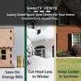 Crawl Space Vent Cover Combo by Vanity Vents Exterior Crawl Space