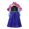 thumbnail image 1 of Disney Elsa Anna Princess Dress Girl Kid Birthday Party Carnival Clothes Cosplay Frozen Encanto Rapunzel Jasmine Mermaid Costume6T (130) Gao Jinjia LED, 1 of 2