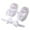 White, variant on Baby Girls Satin Cloth Bowknot Princess Dress Shoes Toddler Non-Slip Soft Sole First Walkers Walking Shoes Headband Set