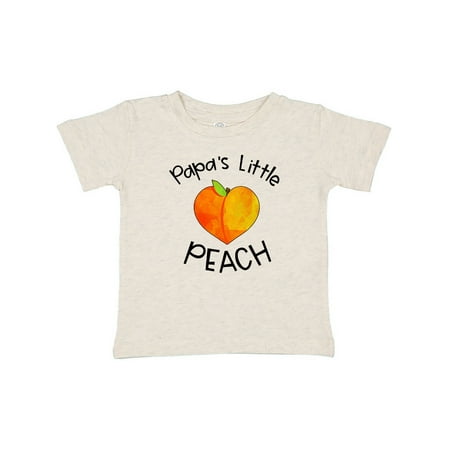 

Inktastic Papa s Little Peach Cute Peach Heart Gift Baby Boy or Baby Girl T-Shirt