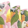 thumbnail image 3 of Duck and Lemon Curtain Black Out Thermal Insulation Curtains Aesthetic 54 Inch Length for Bedroom Living Room 2 panels set, 3 of 5