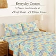 thumbnail image 4 of 100% Pure Cotton Double Bed Bedsheet With 2 Pillow Covers - Size 102 X 108 Inches, Multicolor | Lightweight, Soft & Breathable - Perfect For Gifting On Weddings Bedsheet, 4 of 4