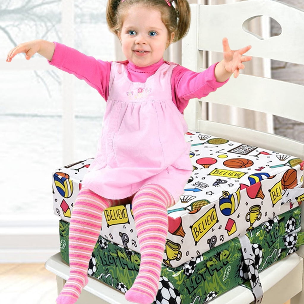 High Chair Pad Boosters Travel Dining Room Adjustable Detachable Washable Thicken Sponges Seat Cushions for Toddler Kid