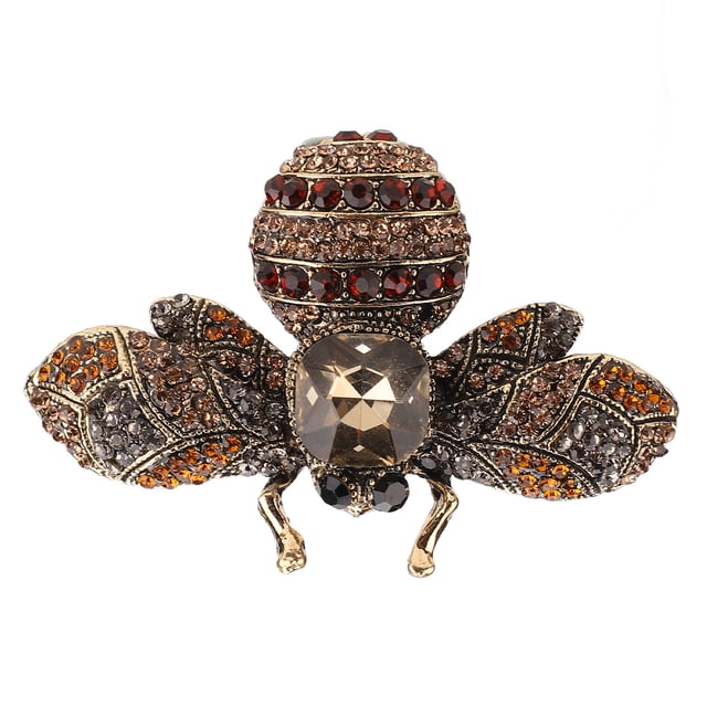 Bijou Broche, Bijou Broche Femme Rétro Décoratif Beau Attrayant pour Mariages Vert, Bleu, Rose Rouge, Café