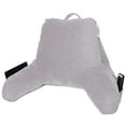 thumbnail image 4 of Nestl Backrest Reading Pillow, Bed Rest Pillow with Arms for Sitting In Bed, Shredded Memory Foam Back Support Pillow, Light Gray Lavender, 4 of 8