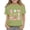Light Green, variant on Tween Girls Back to School T-shirt Graphic Print Short Sleeve Tees Students First Day of School Clothes Summer