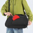 thumbnail image 2 of Daily Mix Store Unisex Table Tennis Crossbody Bag Oxford Lightweight Waterproof Sports Bag with Racket Compartment & Ventilated Shoe Compartment, Gym Commute Travel Handbag, 2 of 8