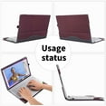 thumbnail image 4 of Laptop Cover Case for Dell Latitude 7455/7450/7440 14 inch[not Compatible with Any Other Model] .2-in-1 PU Leather Detachable Notebook Sleeve Computer Bag Protective, 4 of 9